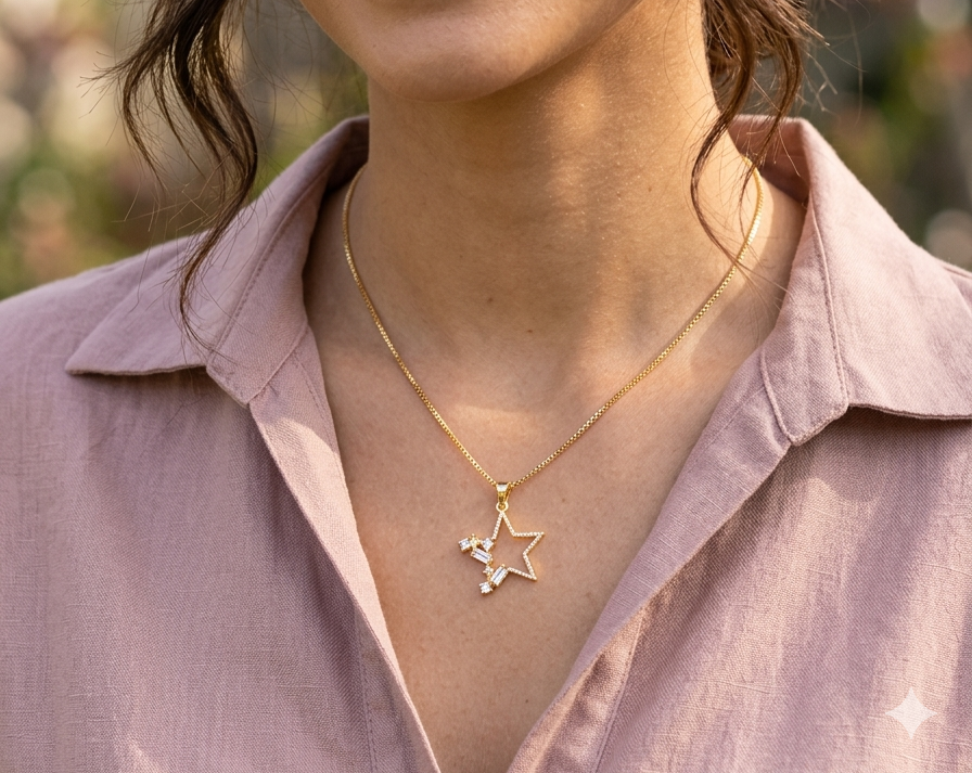Starlight Charm Pendant Necklace