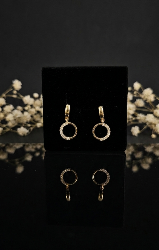 Celestial Gold Halo Drops - 24k Gold Plated